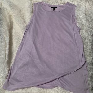 Banana Republic Purple Asymmetrical Top